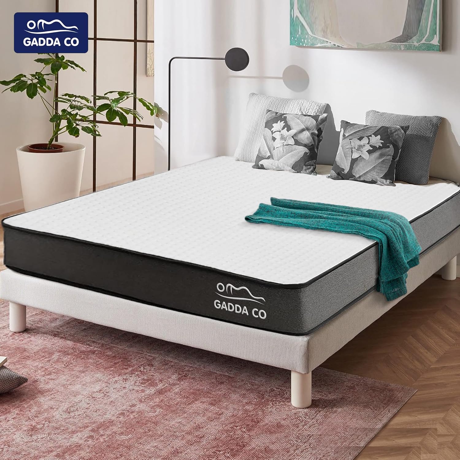 Memory Foam Mattress Queen Bed 72x60x6 Inch | GADDA CO