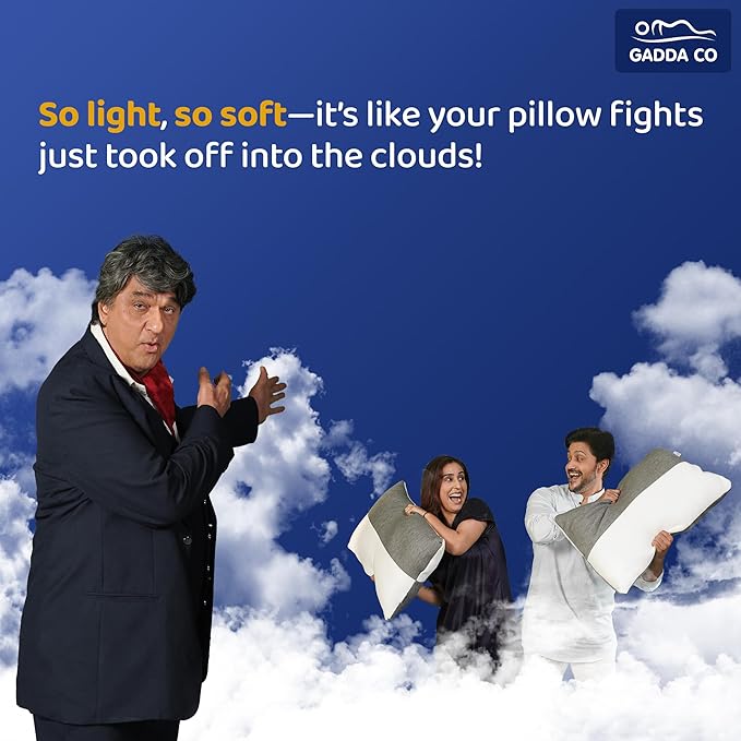 GADDA CO. Ultra-Plush Hollow Fiber Sleeping Pillows (Set of 2)