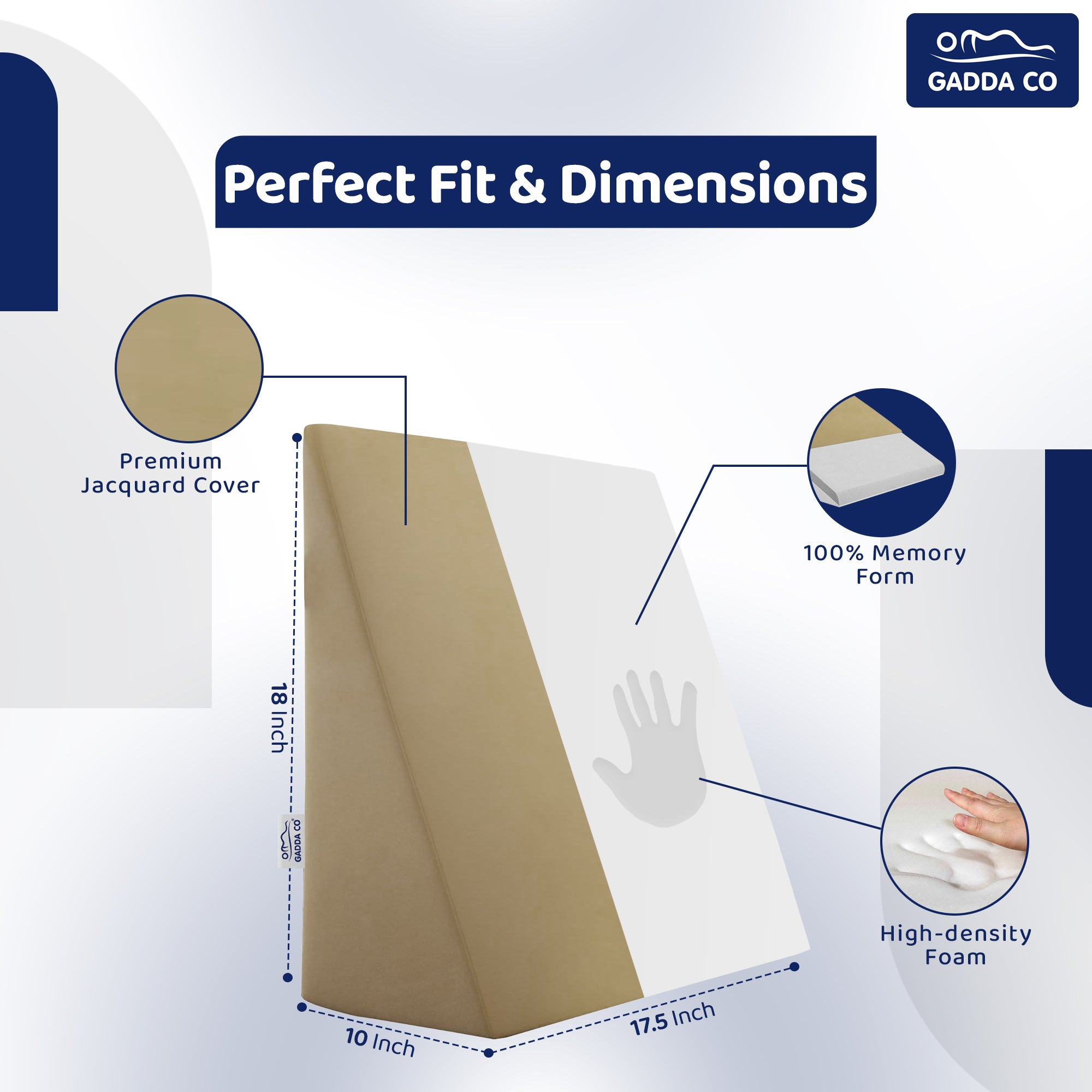 Wedge Seat Cushion | GADDA CO