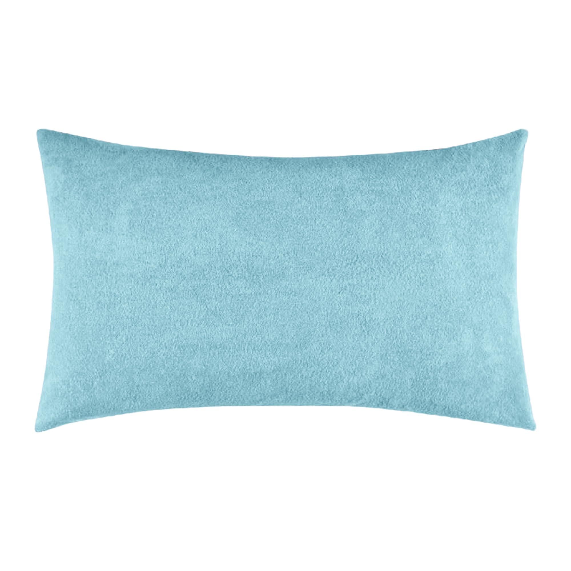 Soft Terry Blue Colour Pillow Protector Cover with Zipper
