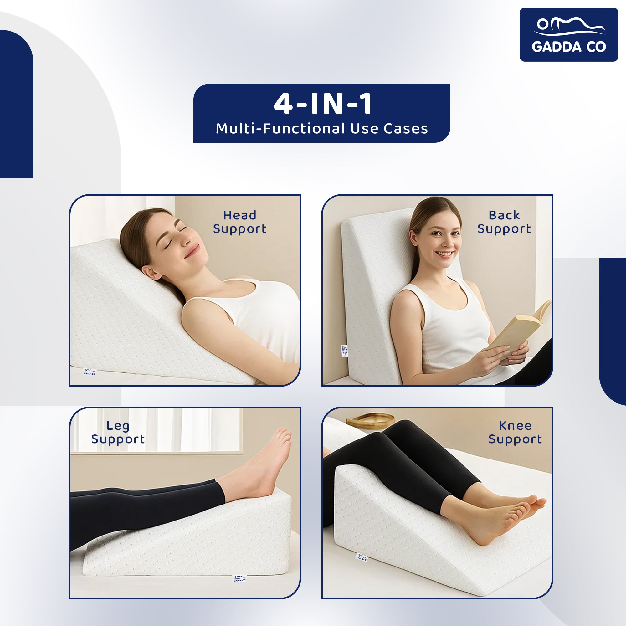 Orthopedic Wedge Pillow for Sleeping | GADDA CO