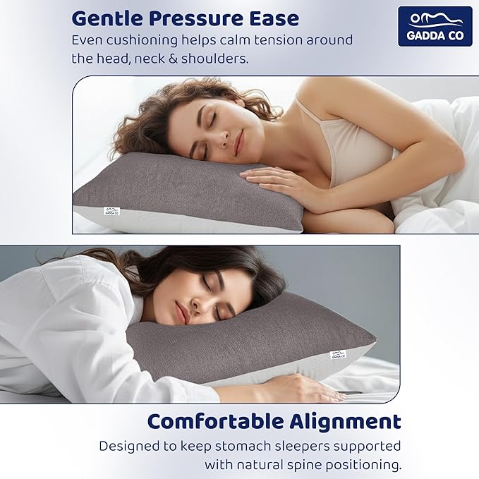 Hollow Fibre Sleeping Pillow with Zip – Set of 8 | GADDA CO
