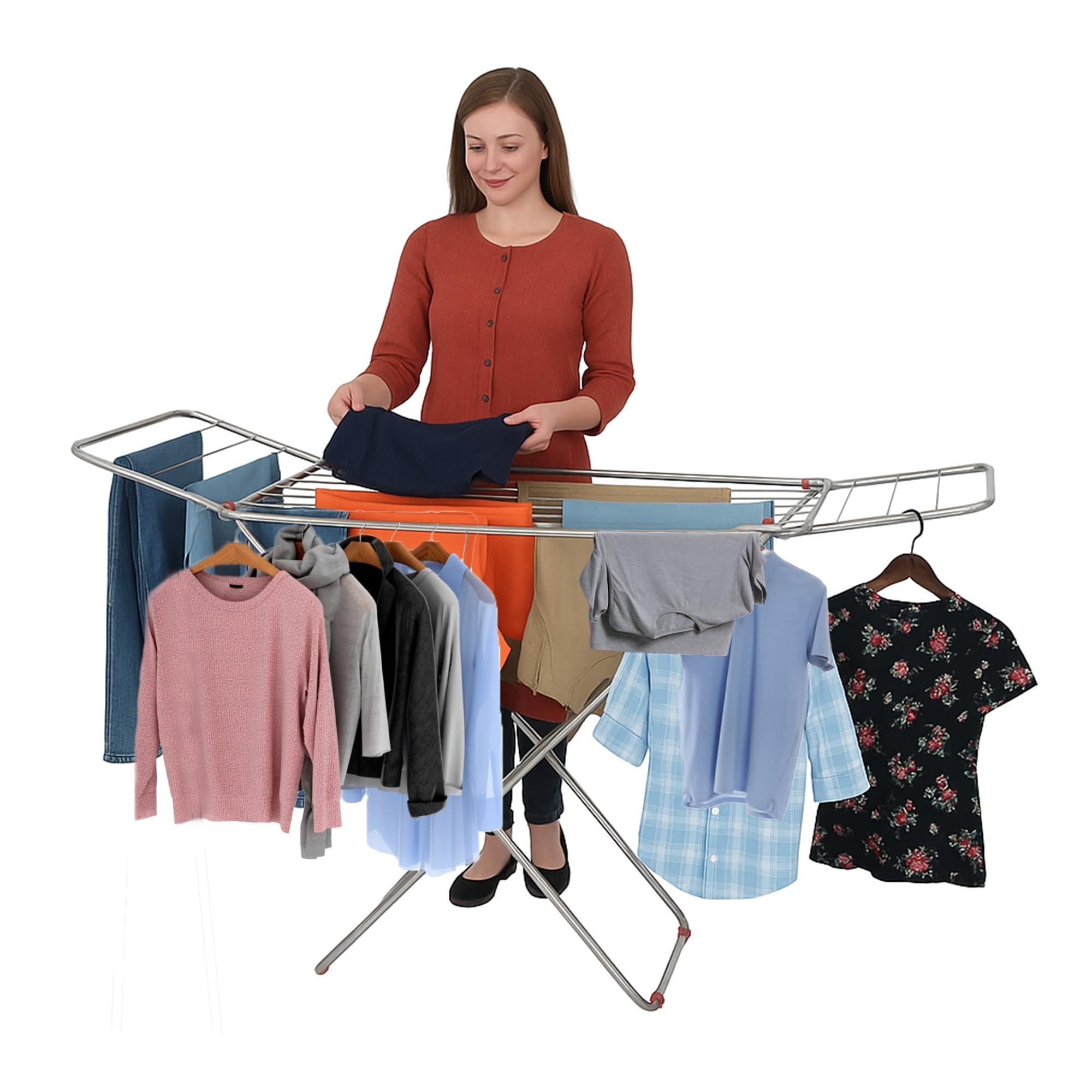 Stainless Steel Foldable Cloth Drying Stand | GADDA CO