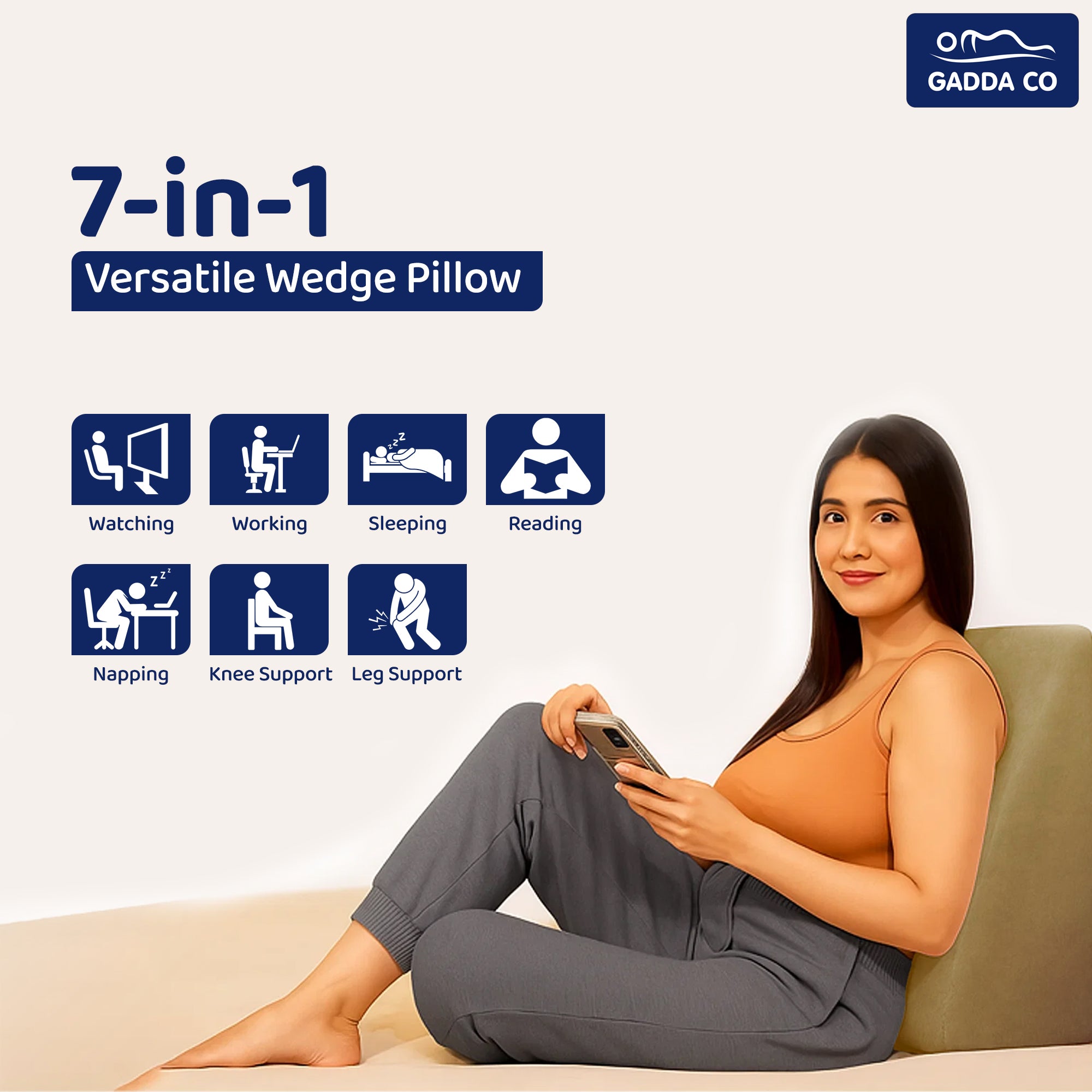 Wedge Seat Cushion | GADDA CO