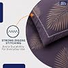 GADDA CO 300 TC Cotton Feel Premium Glace Cotton Flat Printed King Size(270 x 250 cm)with 2 Matching Pillow Covers| Plum
