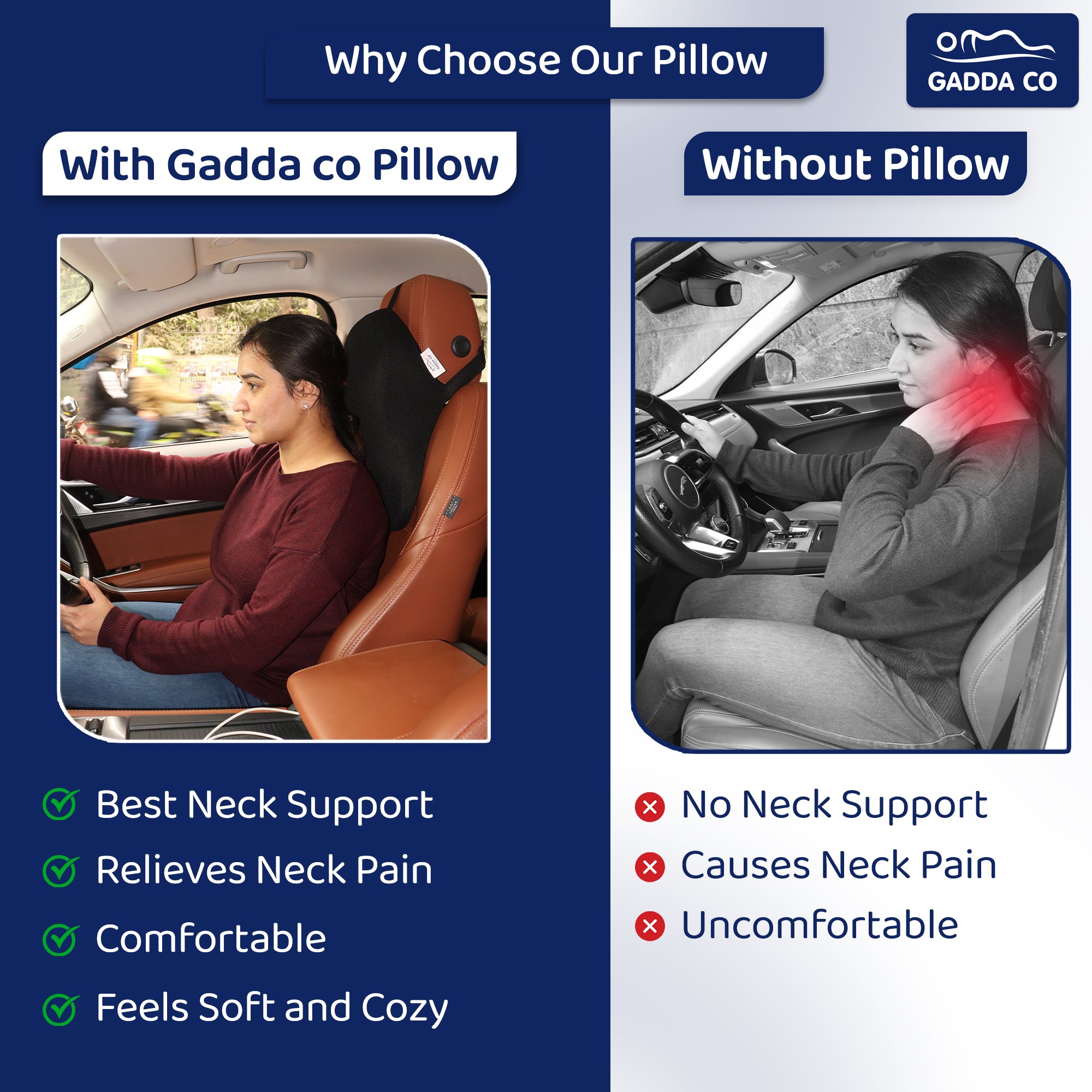 Car Neck Rest Pillow | GADDA CO