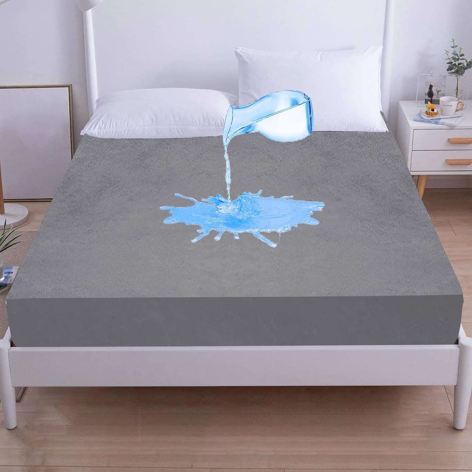 Twin size waterproof mattress cover